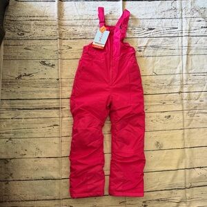 Cat & Jack Hot Pink Kids Snow Overalls